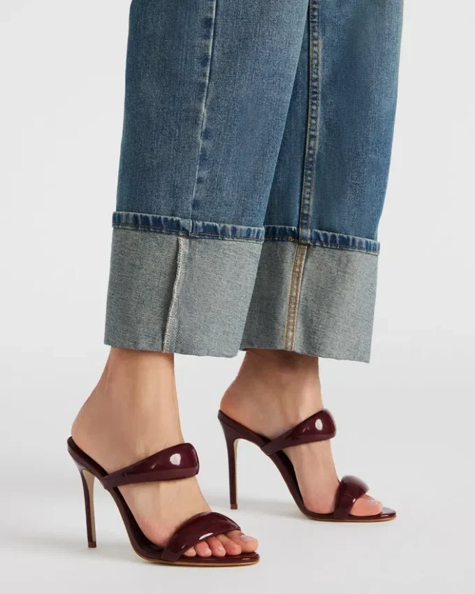 Saturn vinrød lakksko