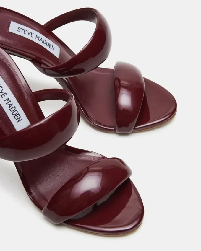 Saturn vinrød lakksko