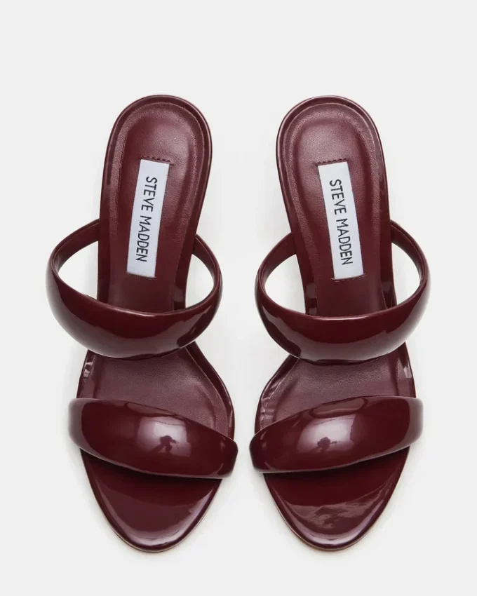 Saturn vinrød lakksko