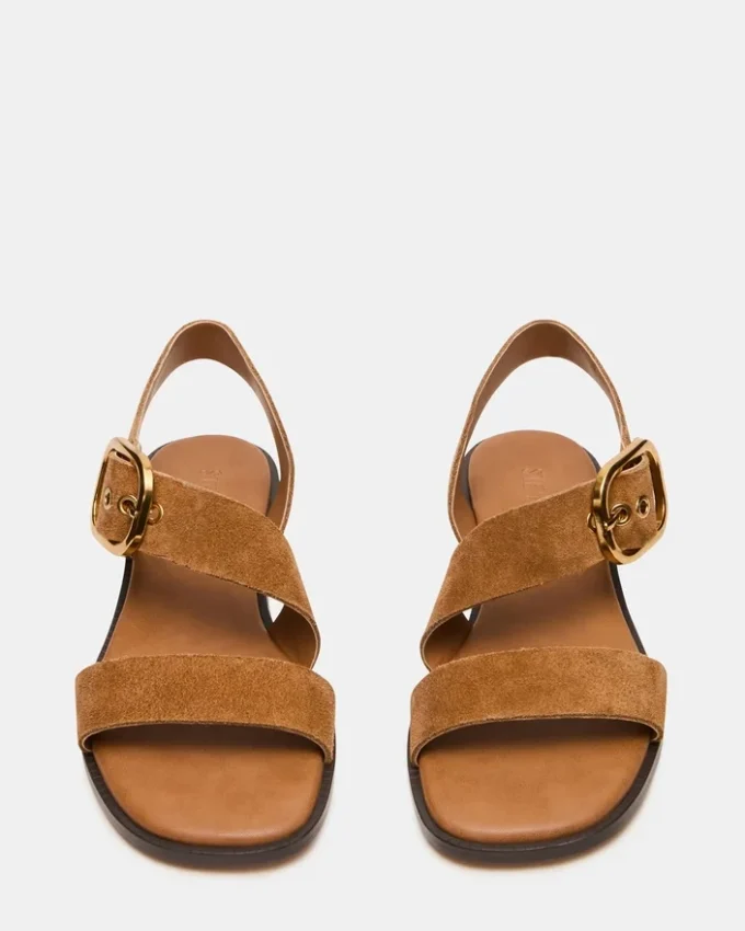 Sayer mørk taupe ruskind