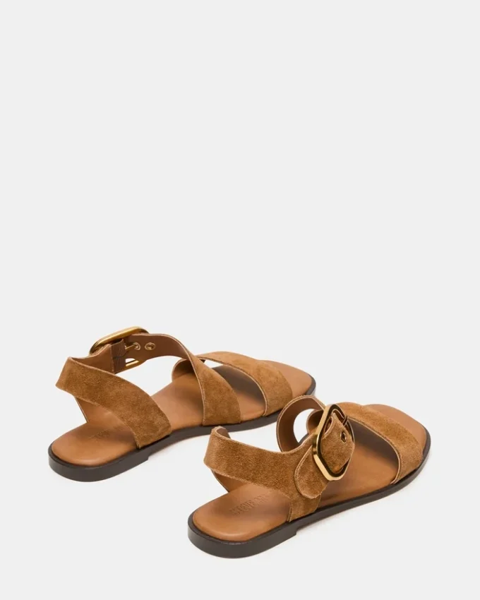 Sayer mørk taupe ruskind