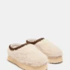 Selena Faux Shearling Natural