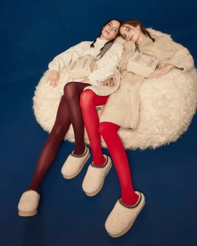 Selena Faux Shearling Natural