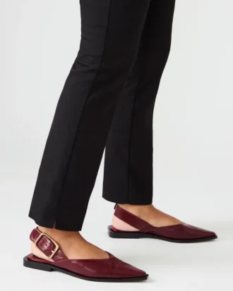 Shay Burgundy Leather