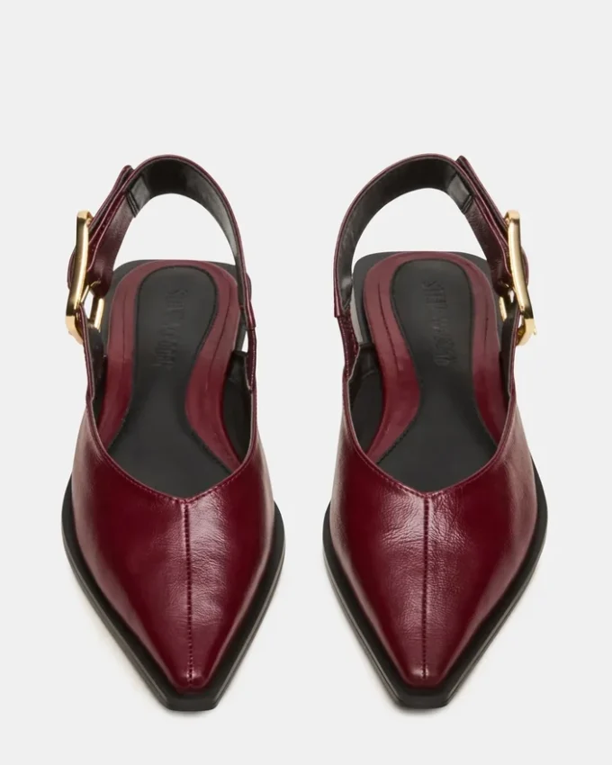 Shay Burgundy Leather