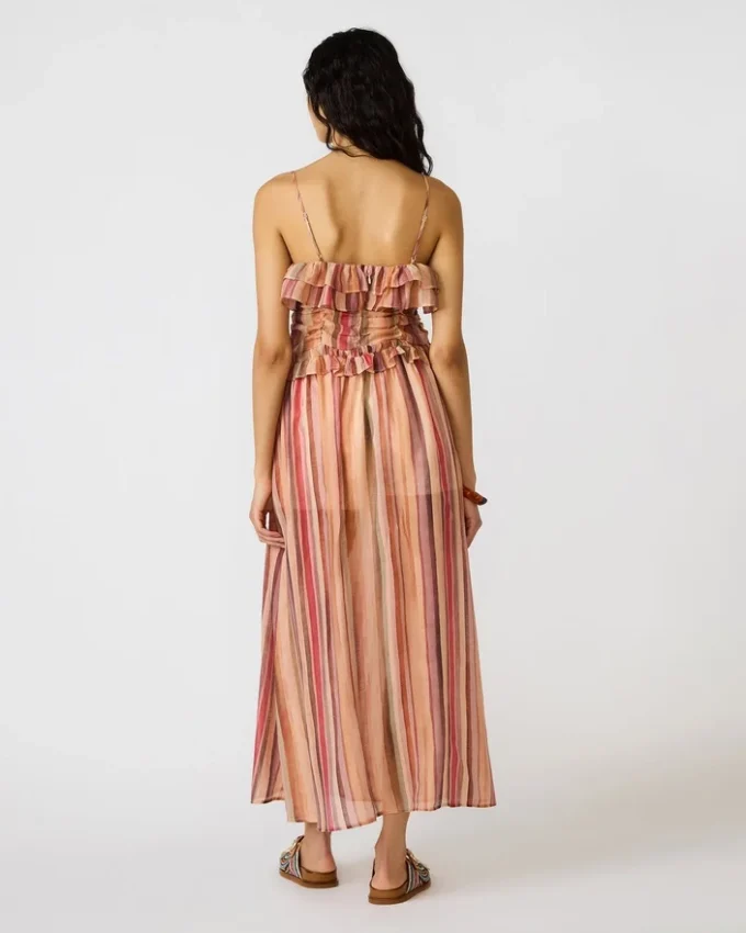 Shilloh-top med flerfargede striper