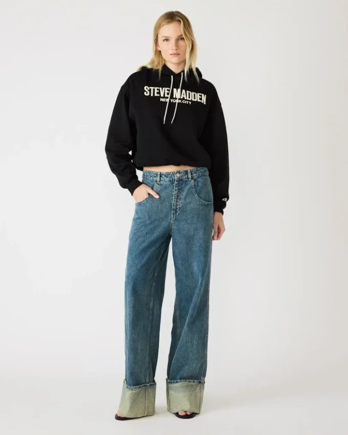 Sm Logo-hettegenser, svart