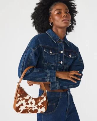 Smith Bag brun ku-mønster