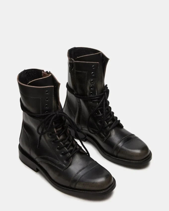 Theron Black Distressed