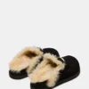 Tobin Faux Fur svart semsket skinn