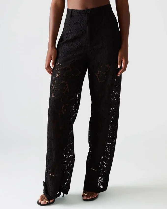 Tre Lace Pant Black