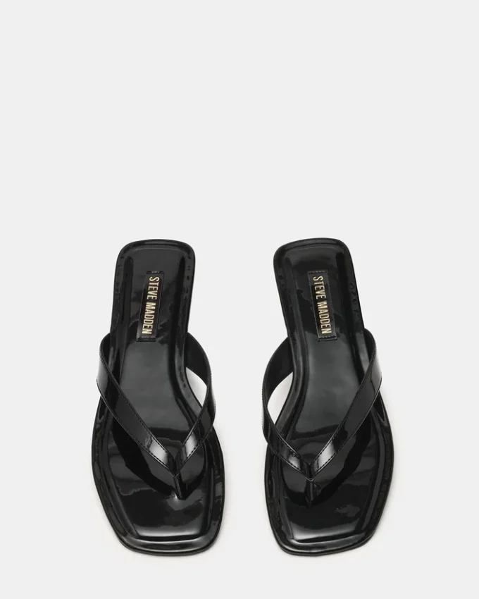 Trella svart lakksko