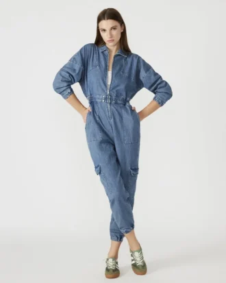 Trista denim-jumpsuit