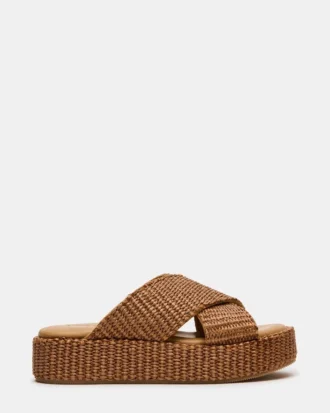 Tulum brun raffia