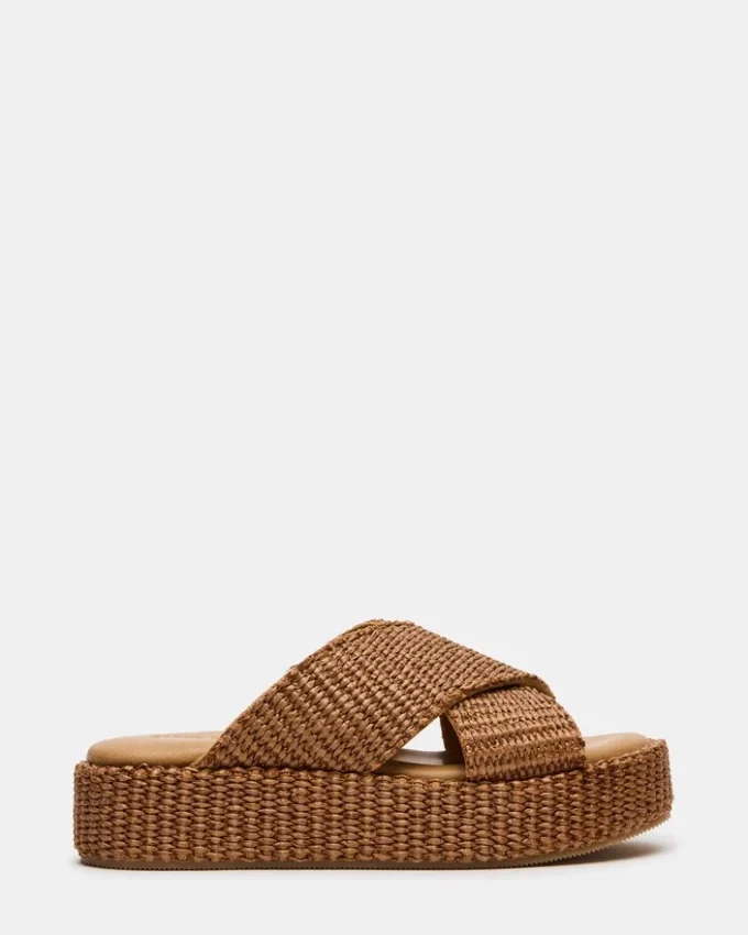 Tulum brun raffia