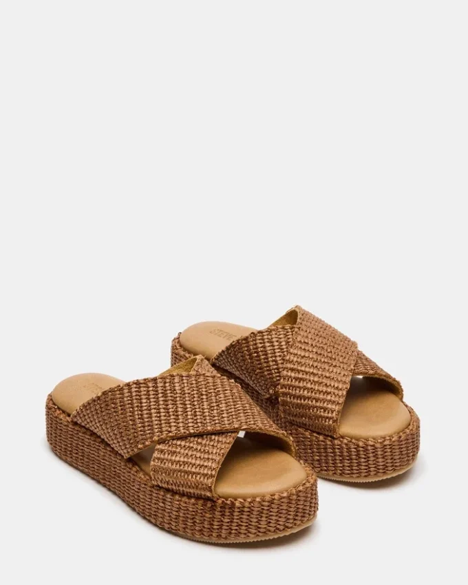 Tulum brun raffia