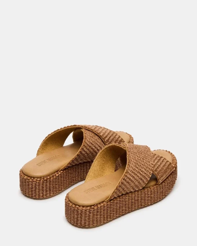 Tulum brun raffia