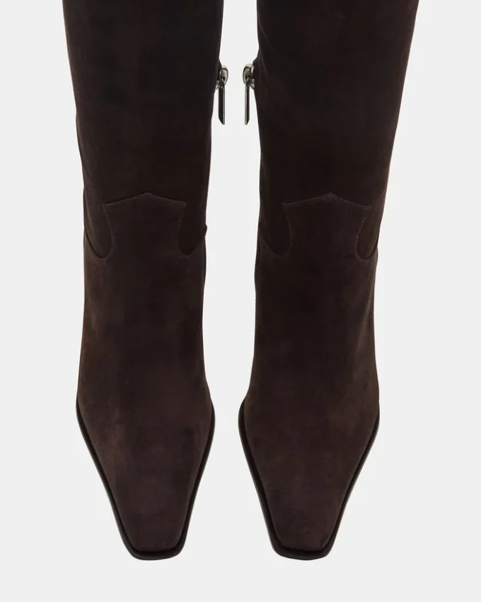 Wescot brun semsket skinn