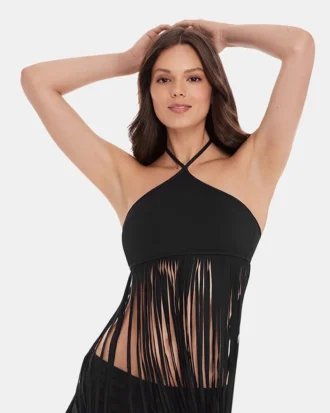 What a Stud bikinitopp, svart