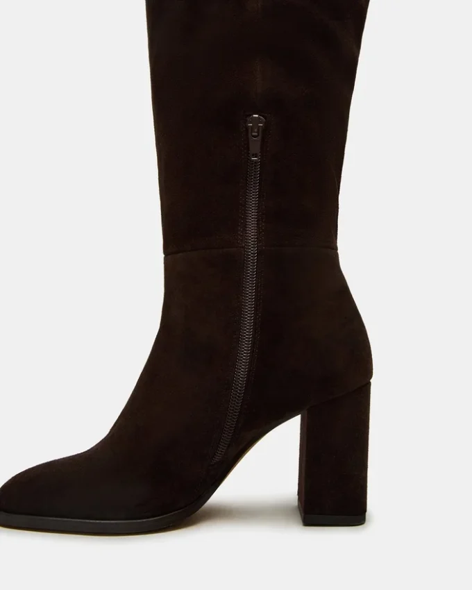 Winslet-brunt semsket skinn