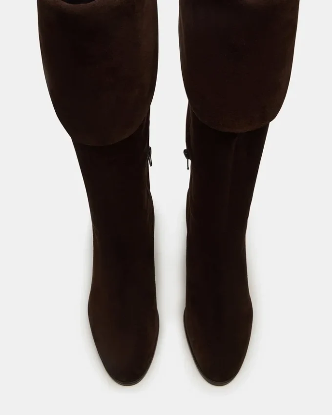 Winslet-brunt semsket skinn